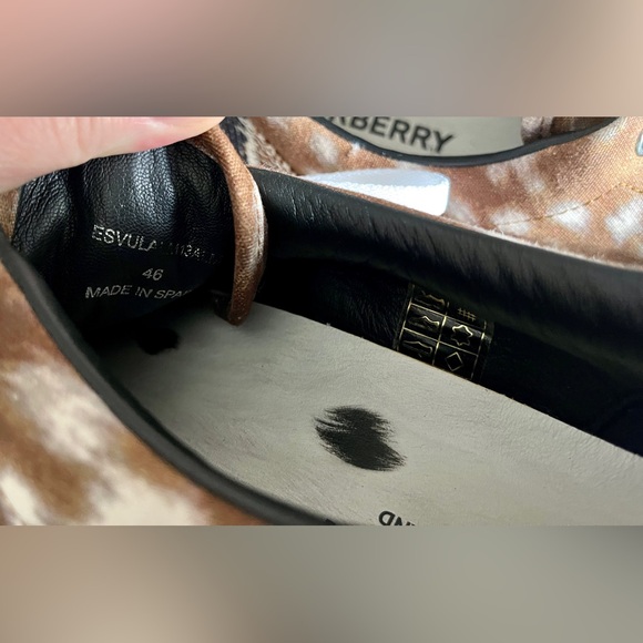 Burberry Men's Leopard Print Sneakers - Picture 6 of 8